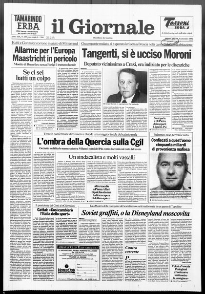 Il giornale : quotidiano del mattino